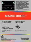 Mario Bros. Box Art Back